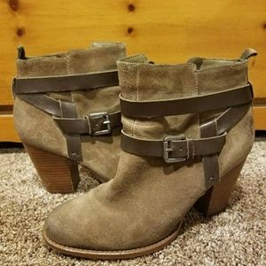 Ivanka Trump Suede Booties